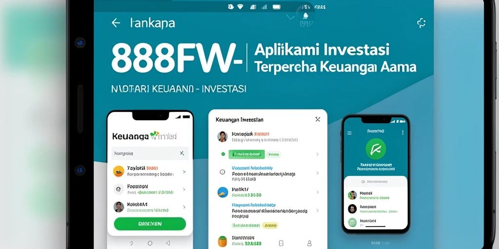 Antarmuka pengguna 888FW yang modern dan fungsional.