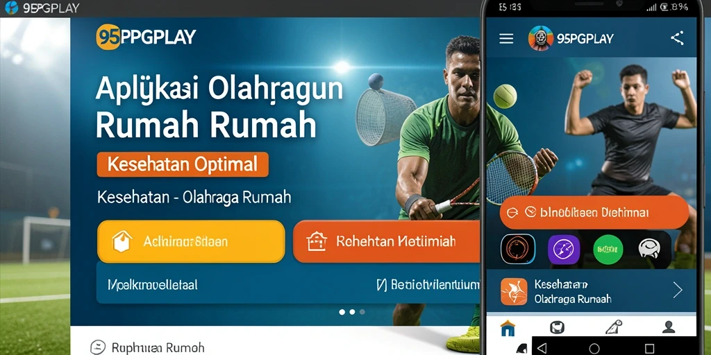 Tampilan antarmuka aplikasi 95PGPLAY yang interaktif dan fungsional.