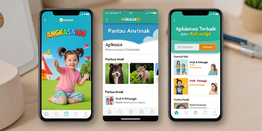 Tampilan antarmuka ANGKASA168 yang intuitif dan menarik untuk Pantau Anak.