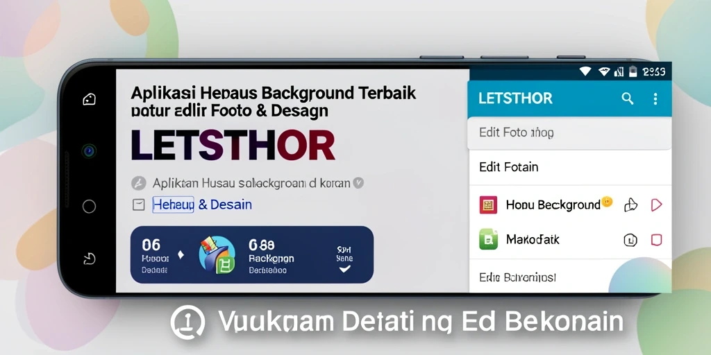 Tampilan antarmuka LETSTHOR untuk fungsi Hapus Background yang mudah digunakan.